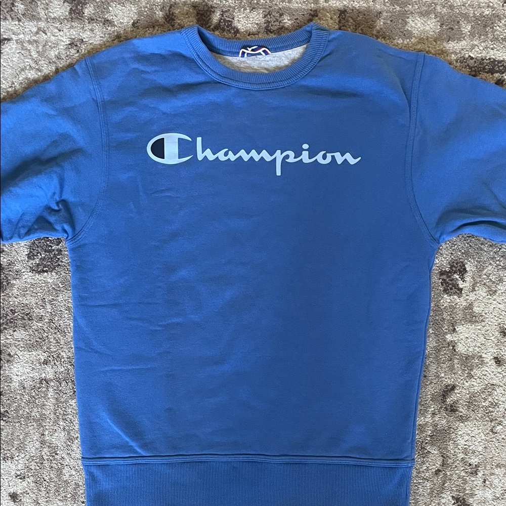 Men's Champion® Midweight Hoodie With Full Script Logo